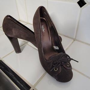 Brown Suede Mossimo Heels